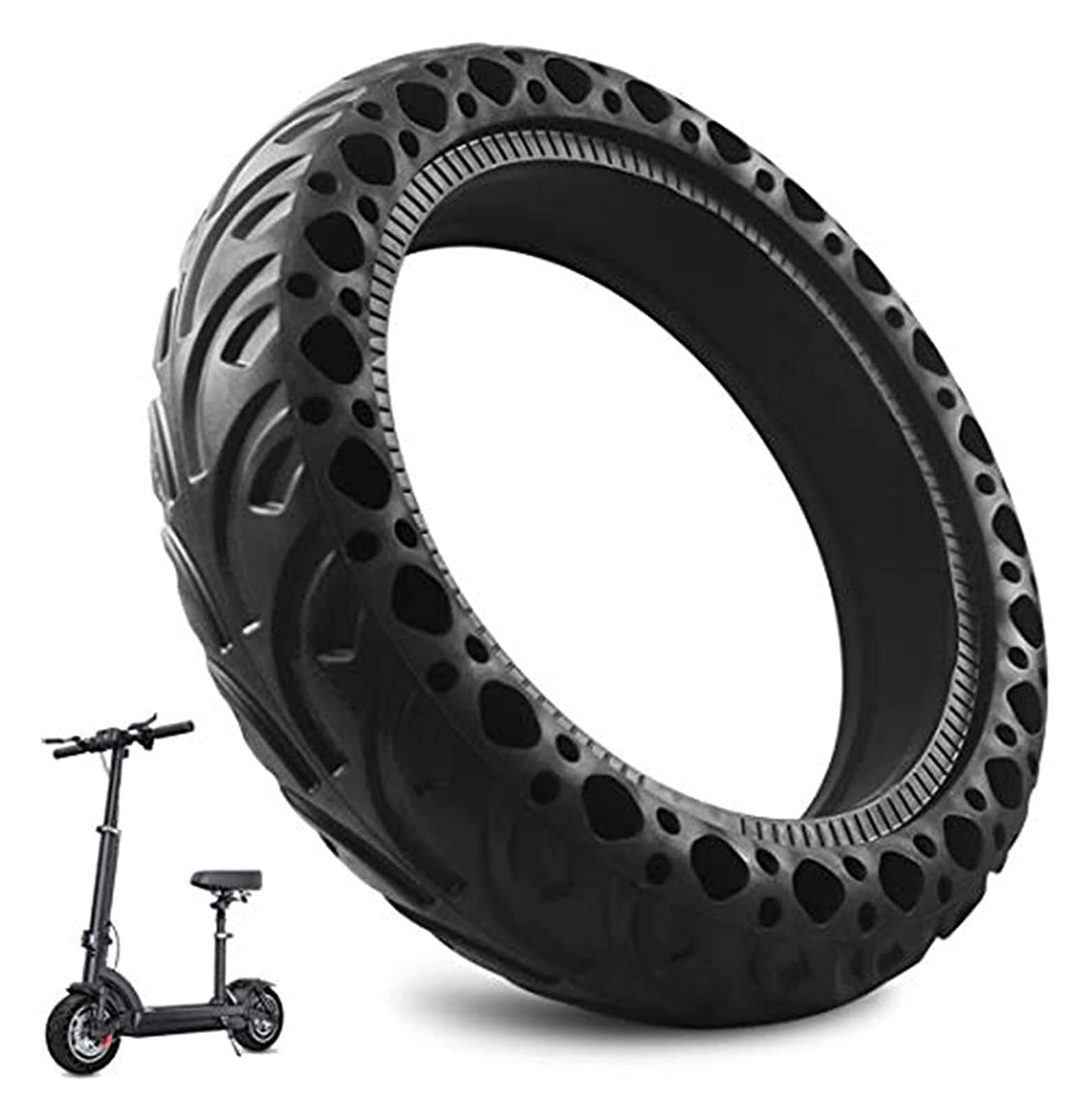 Neumático de Repuesto para Scooter, neumáticos sólidos de Panal para Scooter eléctrico de 8,5 Pulgadas, Accesorios para Ruedas Delanteras y traseras - Piezas para Scooter, neumáticos para Coche e