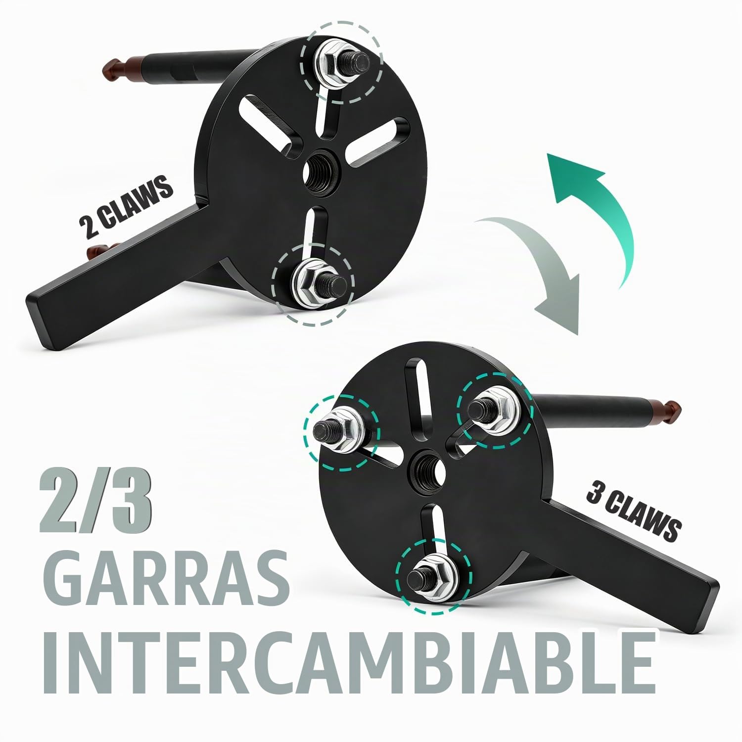 CGOLDENWALL 36 en 1 Extractor de Rodamientos Interno, 6 Juegos de Cabezas, 3-Barbilla Gancho, para Equipos Mecánicos/Cojinetes de Automóviles/Bicicletas