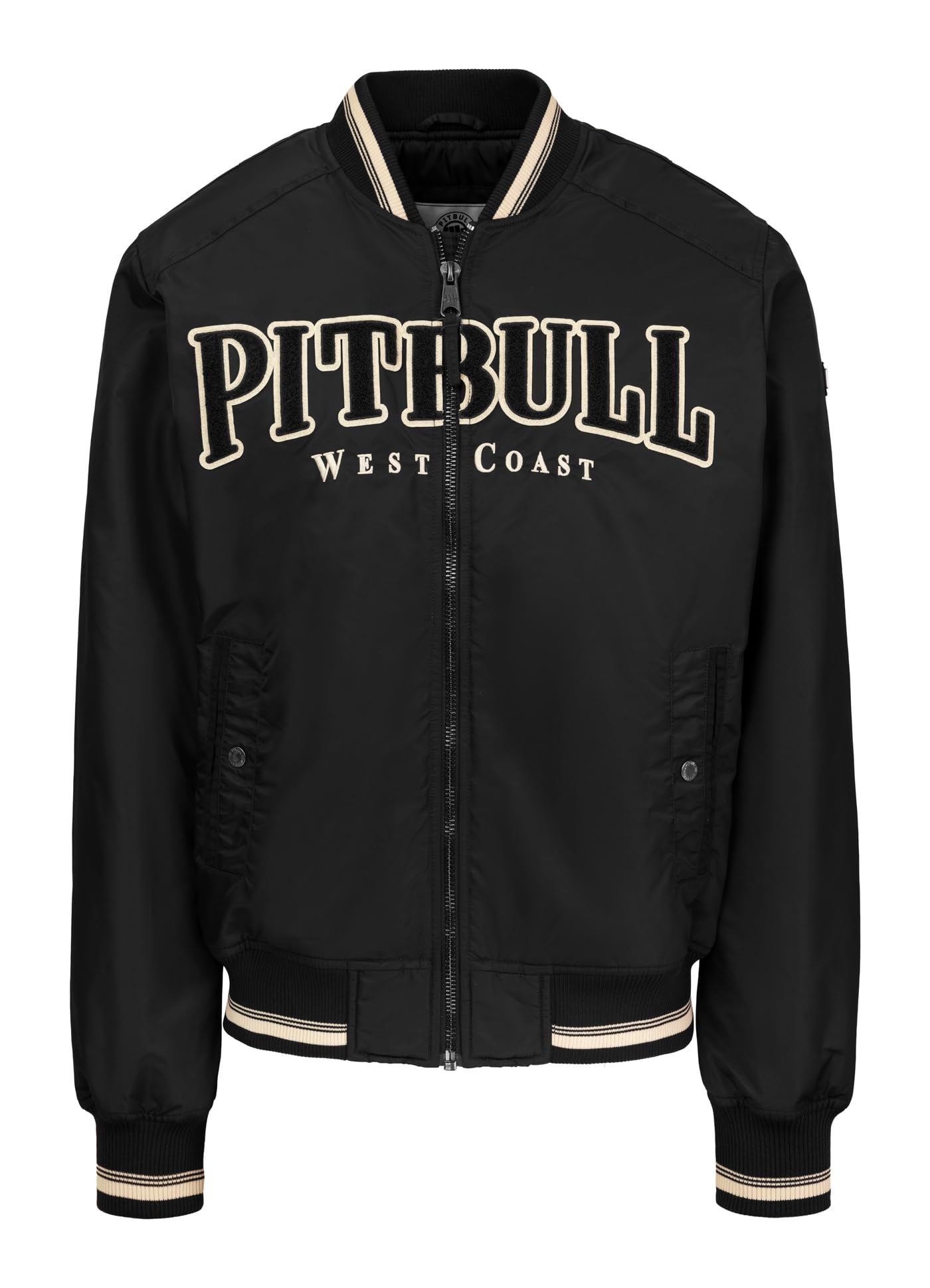 PITBULL - Męska kurtka bomberka DETROIT, kurtka przejściowa College, kurtka męska w stylu retro, wiatroszczelna, kurtka sportowa, lekka kurtka pilotka