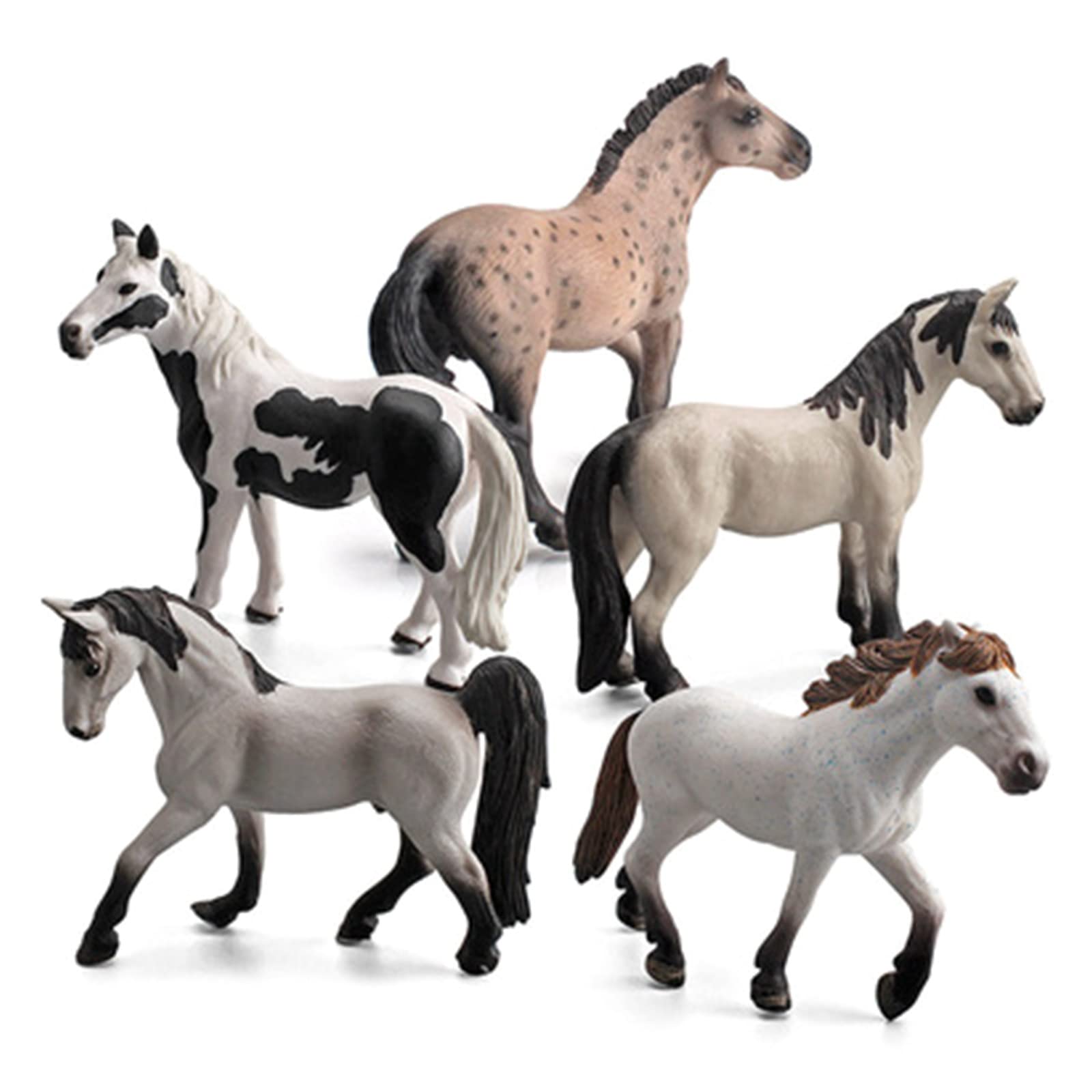 Generisch 5 personaggi di animali di cavallo come regalo per bambini
