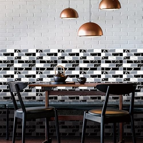 Miniatura 4 de Peel and Stick Tile Stickers Mosaic Wall Tile StickersDIY Self Adhesive Waterproof Sticky WallpaperSuitable for Bathroom, Camper, Countertop,
