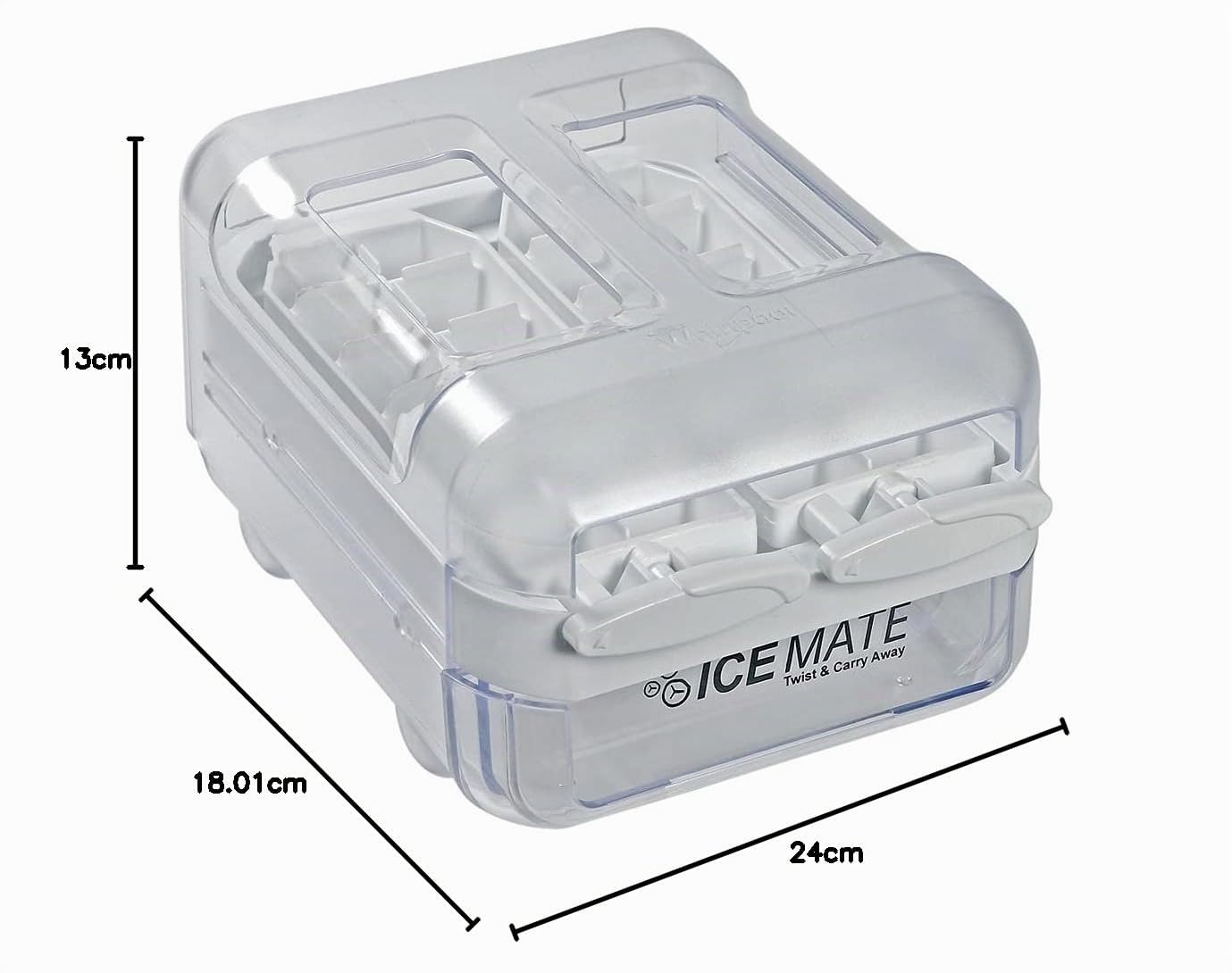 Wpro ICM101 Kühlzubehör, Ice Mate, Herausnehmbares Eisfach, Universell