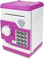 Vista 13 de Hucha para niños con contraseña electrónica, alcancía para niños de 3 a 14 años