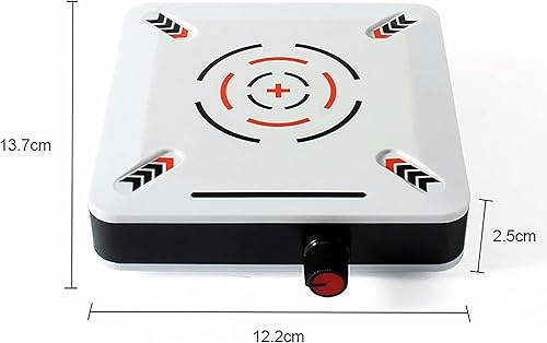 Miniatura 4 de Portable Magnetic Mixer, Magnetic Stirring with 3.4 in Work Plate, 0-2800 RPM Adjustable and 1L Max Stirring Capacity, Low Noise Brushless Motor,