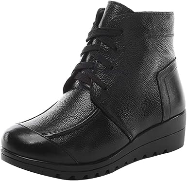 Amazon.com: Fulision - Botas de nieve con plataforma de tobillo para mujer  : Ropa, Zapatos y Joyería