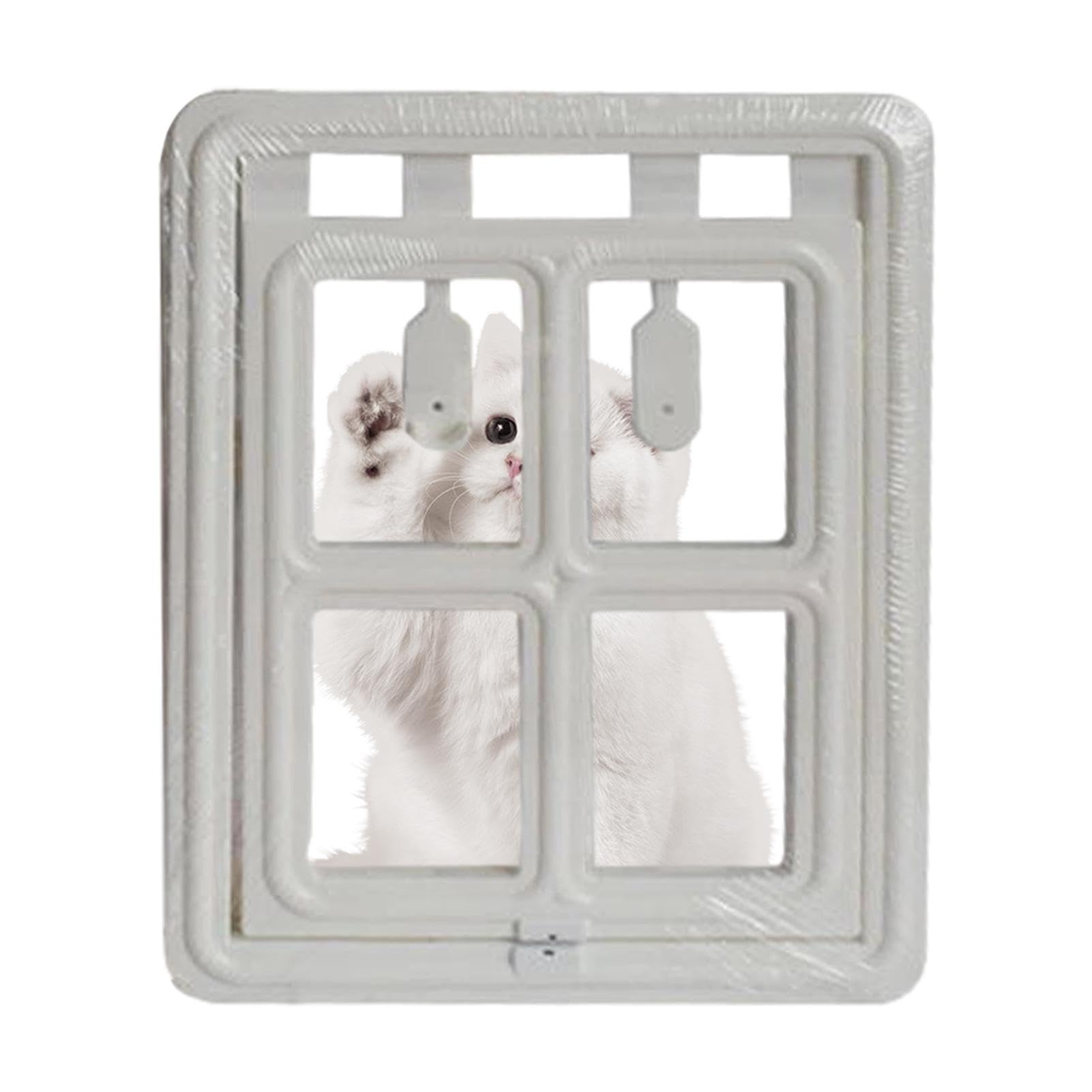 Trappes À Chat Accessoire Indispensable Pour Chien Et Animaux Installation | Chatière Magnétique De Fenêtre Volet Souple Isolé Imperméable Pour Accès Intérieur/Extérieur