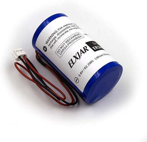 Miniatura 4 de Lunggwey Paquete de 2 baterías de cloruro de tionilo de litio de tamaño D de 3.6 V compatible con DSC ER34615M-T1 WT4911 WT4911B WT8911, ALEXOR