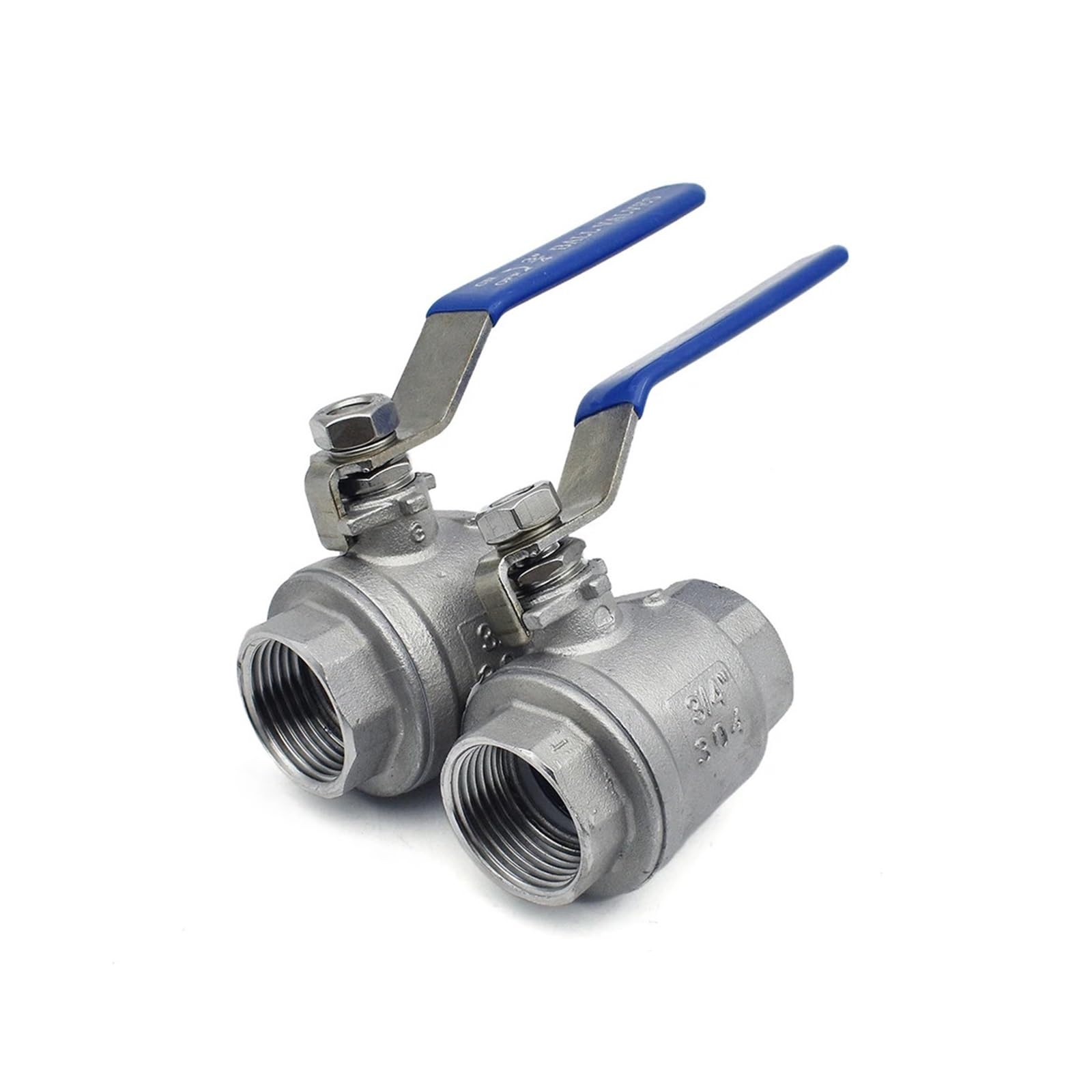 1 Uds 1/4 "3/8" 3/4 "1" 1-1/4 "1-1/2" 2 "BSPT 304/316L válvula de bola acero inoxidable hembra 2P paso completo, interruptor agua(3/8",SS316L)