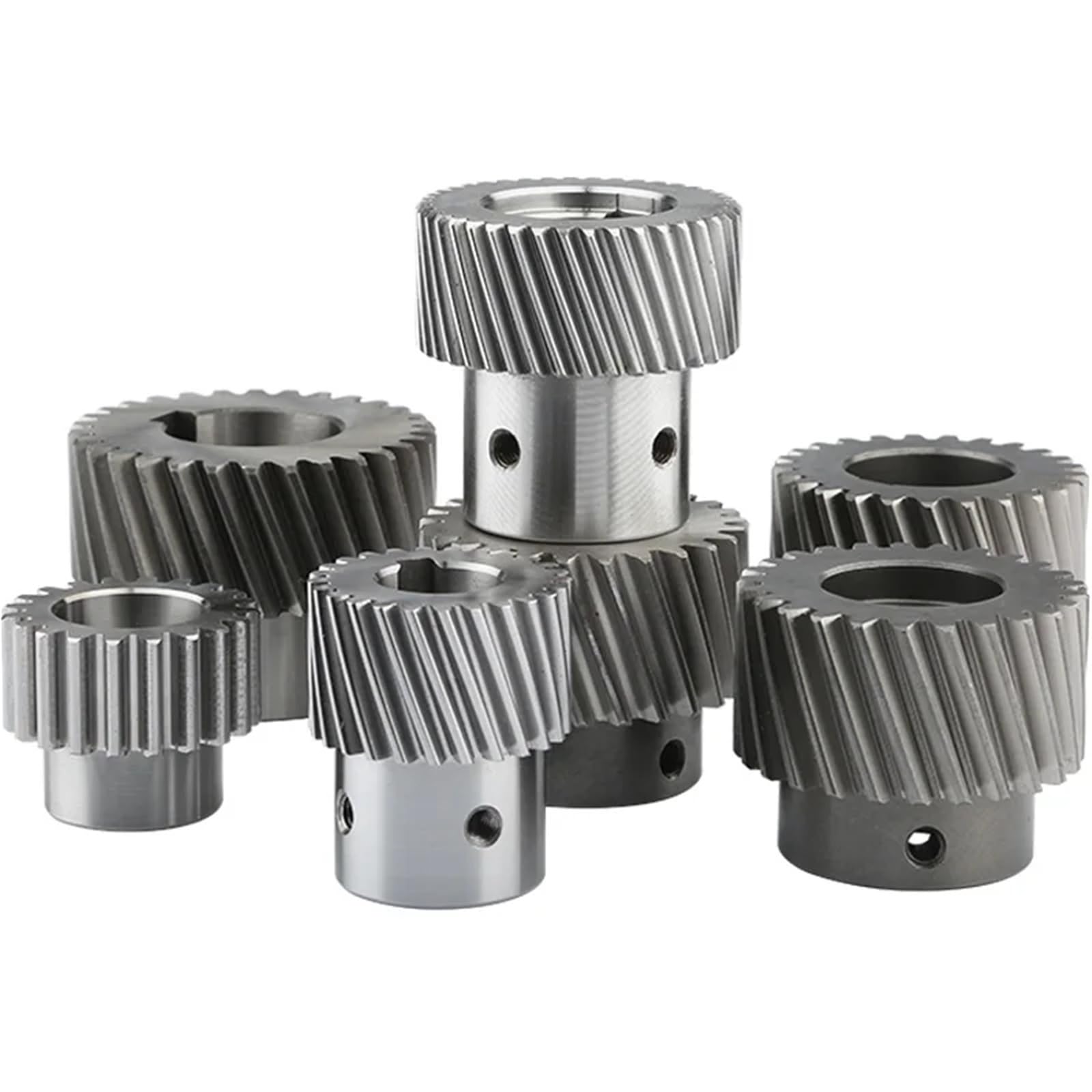 Links Schrägverzahntes Zahnrad 1,25 M 25 Zähne 30T 60T Bohrung 14mm 16mm 20mm 22mm 1 Stücke(1.25M30T-25mm-45mm)