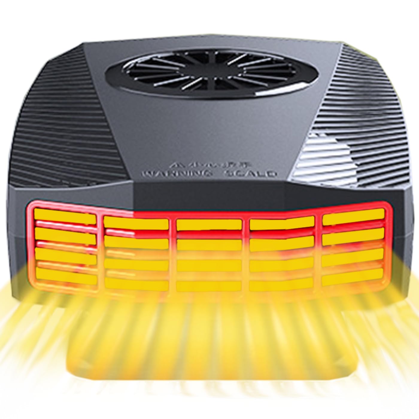 Photo 1 of 12V Car Heater (Cigarette Lighter Plug) - 360° Rotatable Vehicle Heater, 150W Dashboard Car Heater