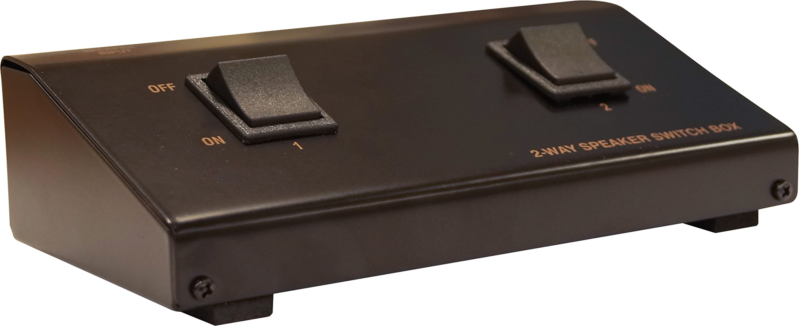 Electrovision E Audio High Power Metal Stereo Speaker Switch With Multiple Speaker Output Terminals And A Single Input Section from B&Q