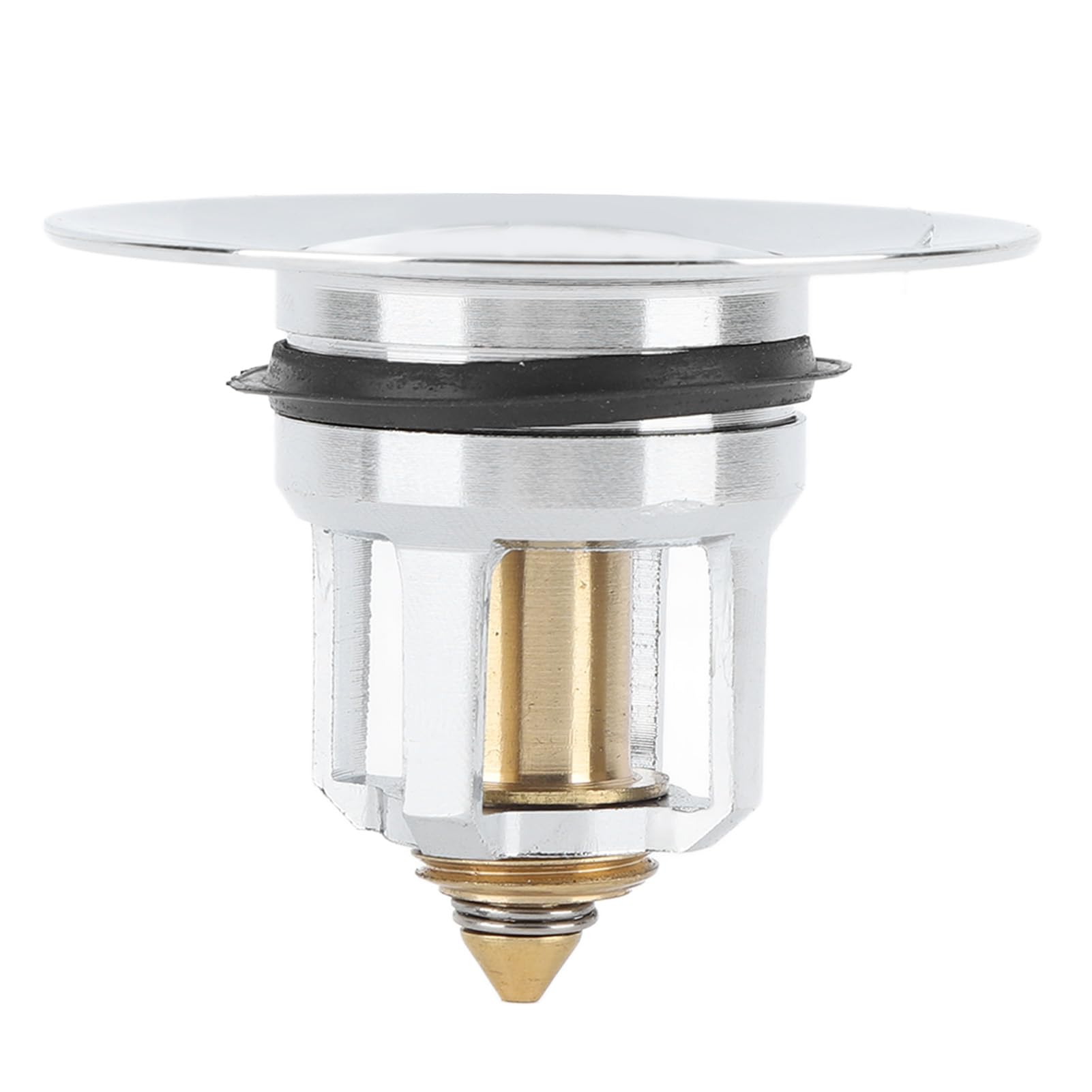 Airshi Brass Drain Plug, Easy Installation Sink Stopper For Clogging Sinks