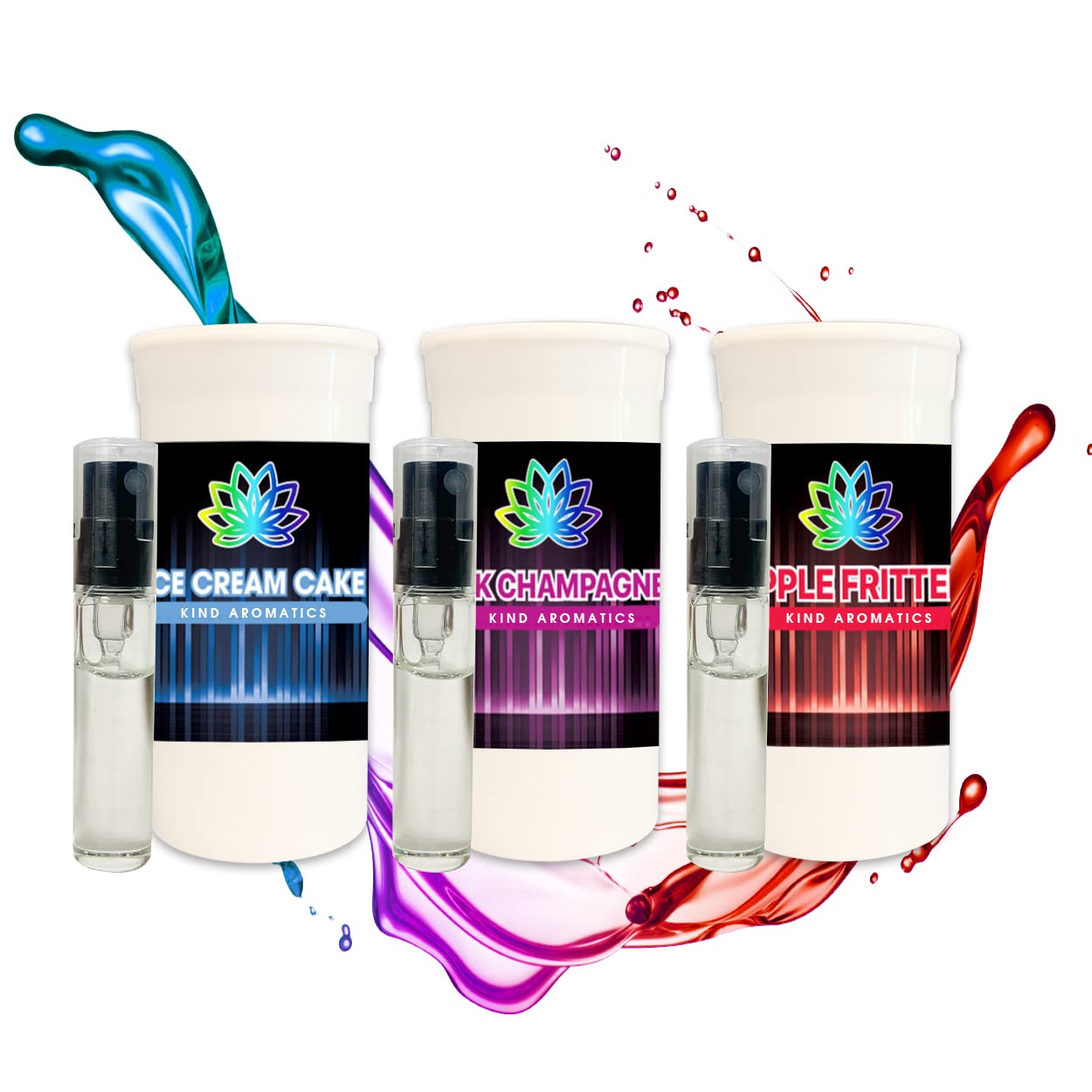 Kind - Variety Spray Pack - 3 x 2.5ML - All Natural Flavoring - Food Grade - Kosher (Urban 1)