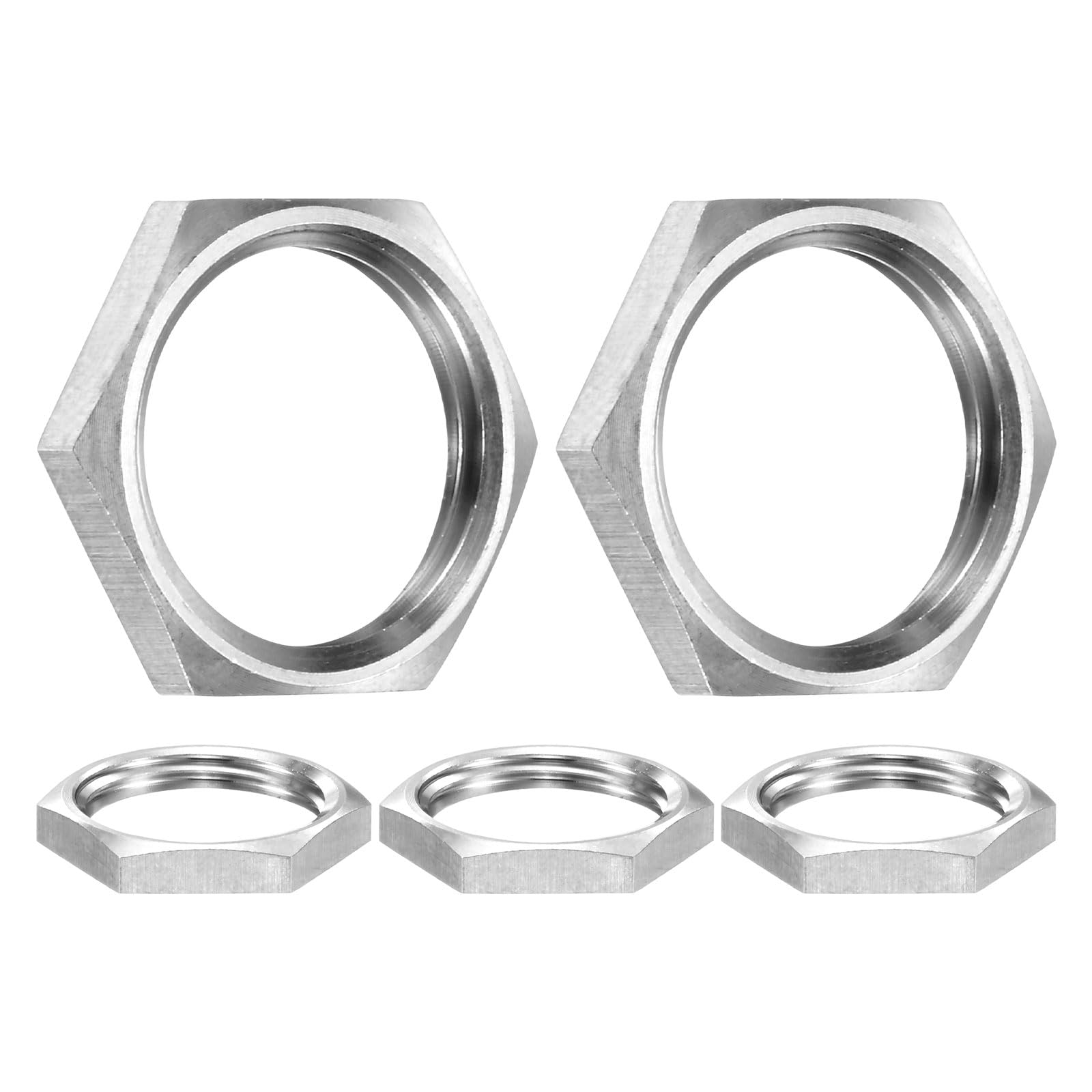 M METERXITY 5-Pack Cast Pipe Fitting Hex Locknut