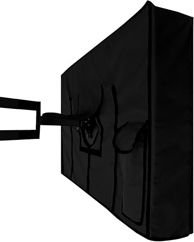 Miniatura 6 de KHOMO GEAR Cubierta de TV para exteriores  Serie Panther protector universal resistente a la intemperie para TV de 50 a 52 pulgadas se adapta a la