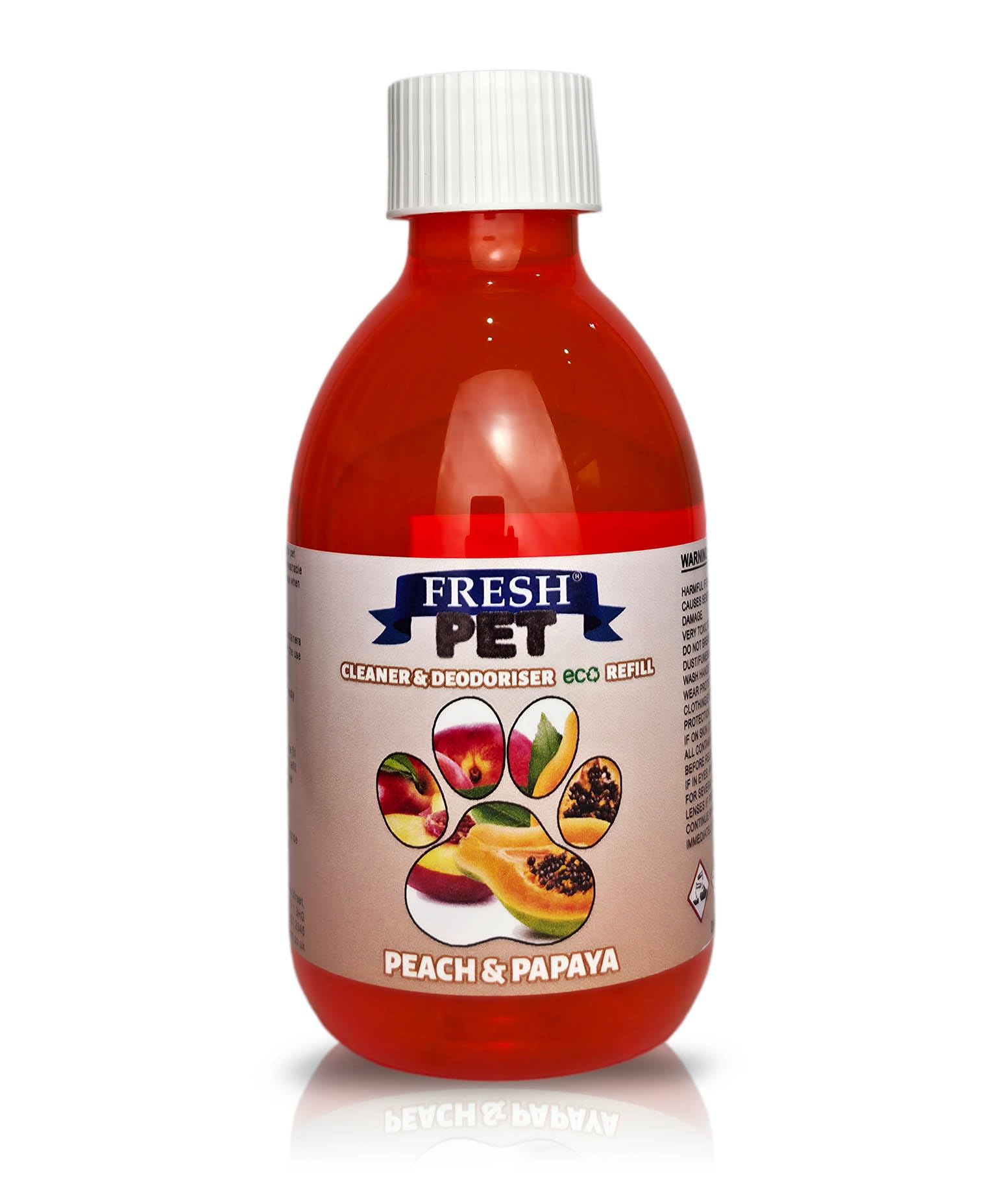 FRESH PET Pet Disinfectant Eco Refill Makes 5L (Peach & Papaya)