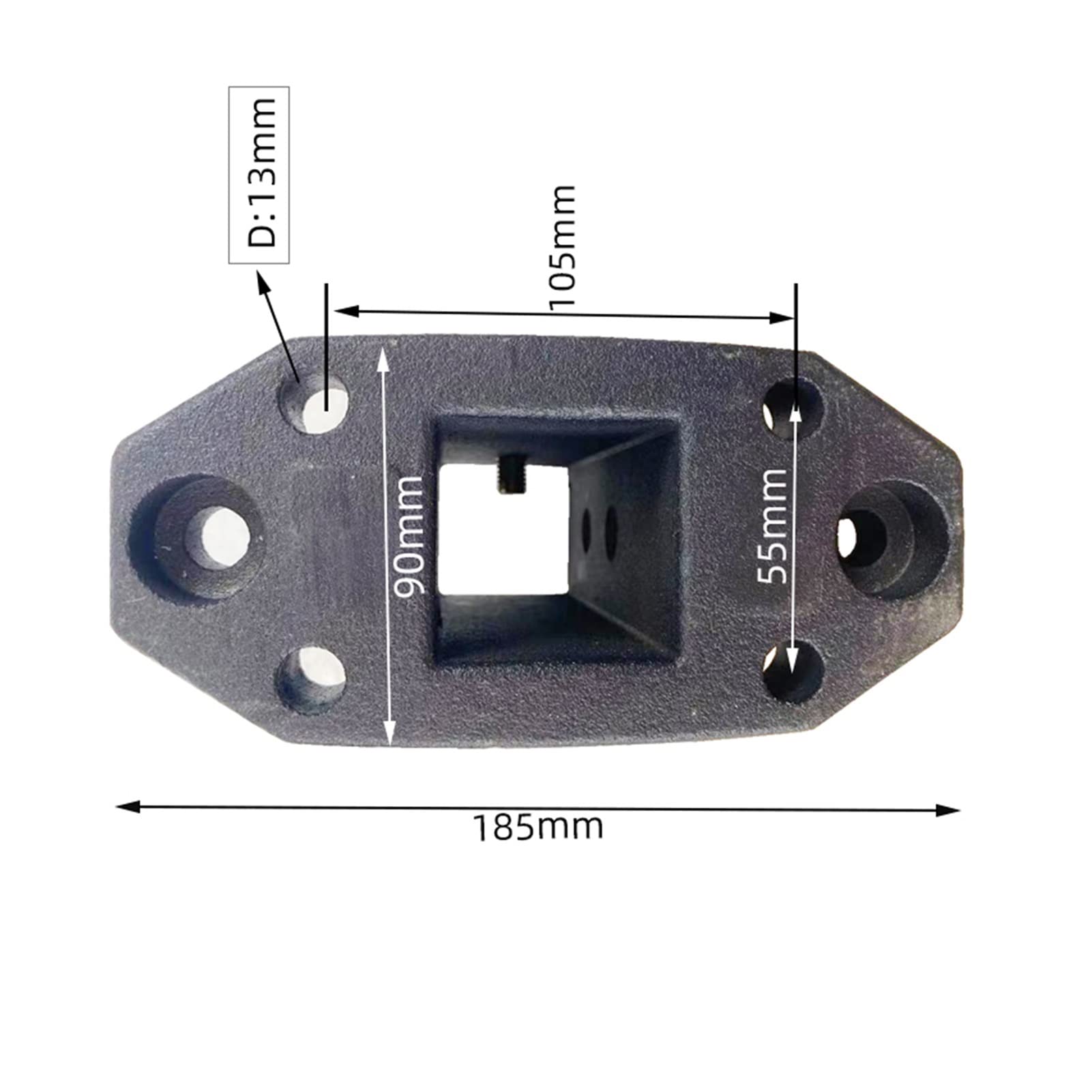 Hak holowniczy Przyczepa 2 '' 50x50 Hood Hood Hitch Receiver Tube Adapter Adapter Hitch Receiver Bolt na przyczepie specjalnej