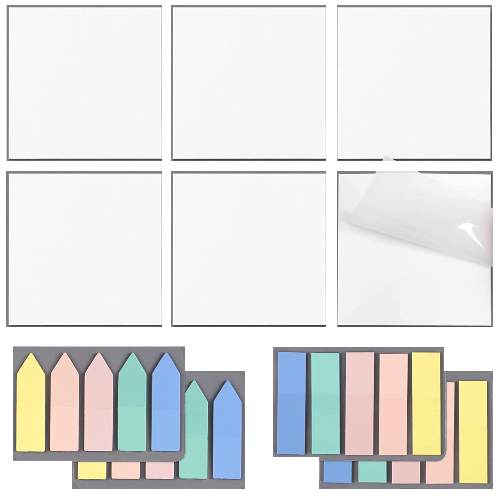 Amazon.co.jp: 半透明のスティッキータブスティッキーノート