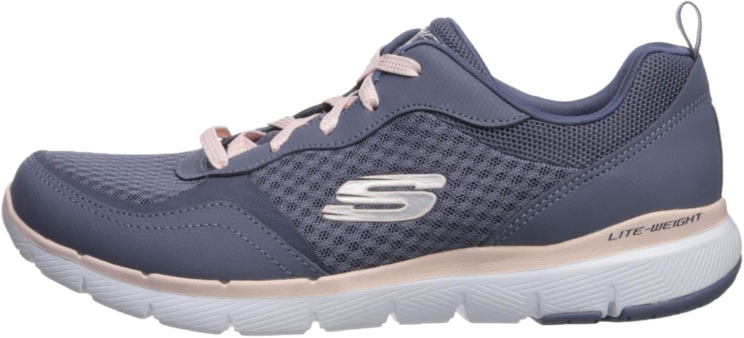 skechers flex appeal 3.0 metal works sneakers low