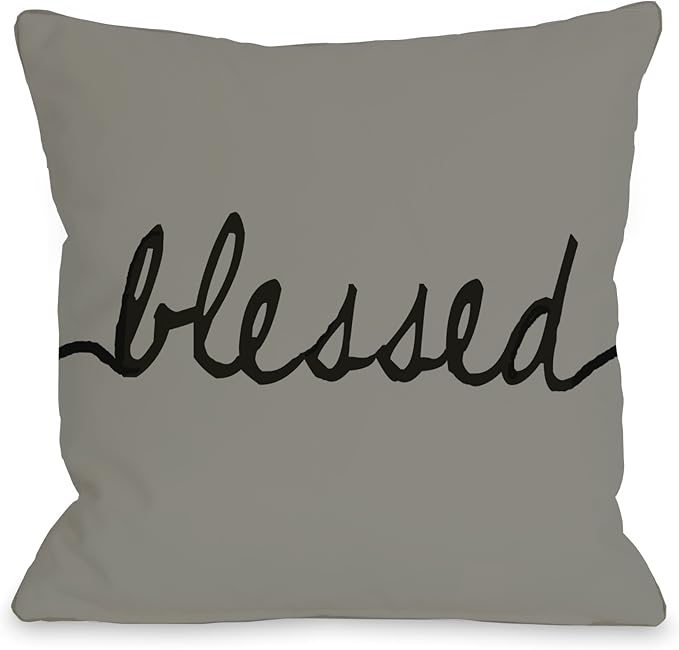 blessed throw pillow