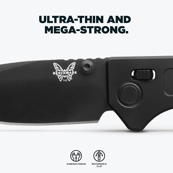 Benchmade Mini Narrows EDC Knife, 20CV Steel Blade (743BK-01)