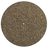 Turntable Slip Mat Rubber Cork – Anti Static 1/8 Thick Vinyl Record Player Slipmat by...