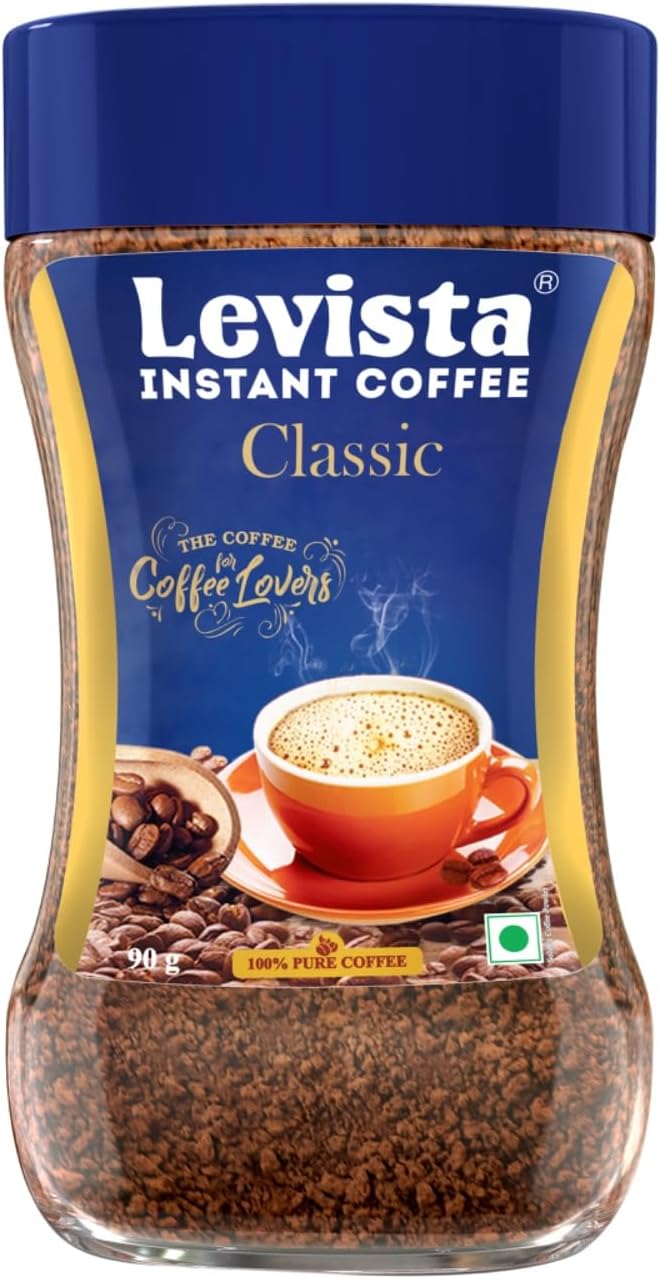Levista Classic Pure Instant Coffee 100/90 GM JAR