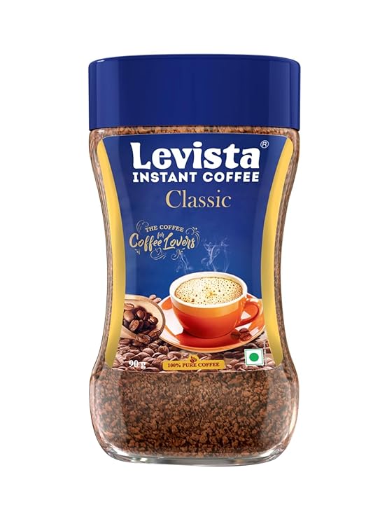 Levista Classic Pure Instant Coffee 100/90 GM JAR