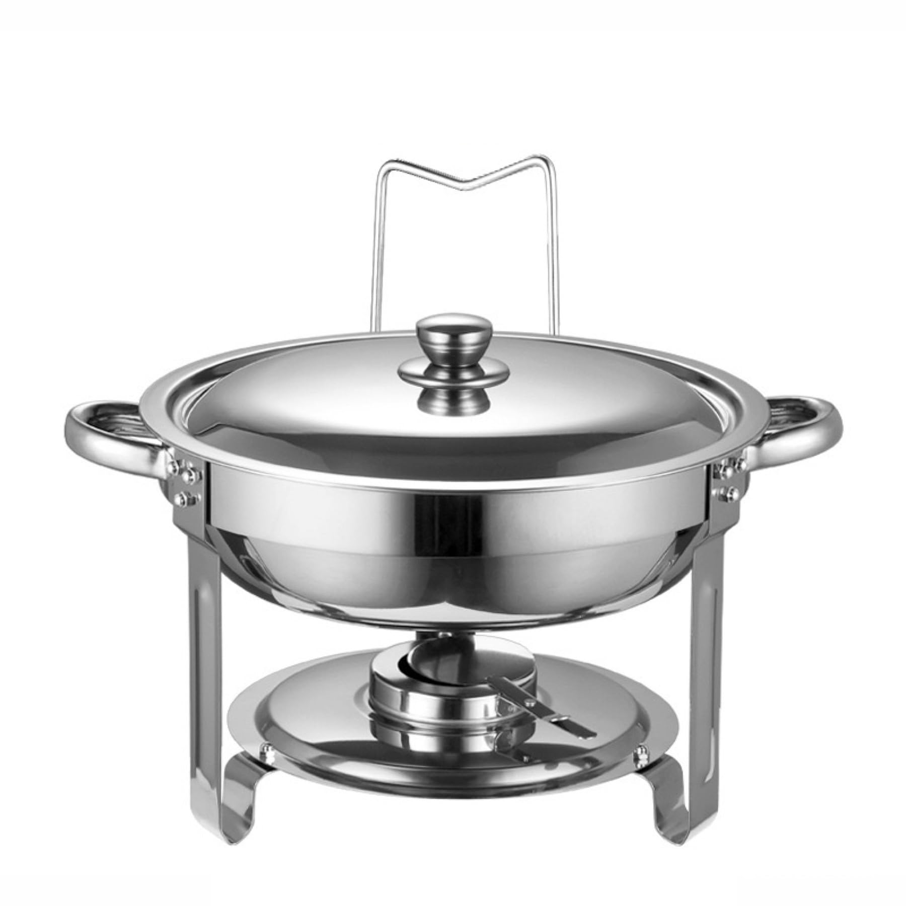 Set scaldavivande da Buffet in Acciaio Inossidabile da 4 Litri