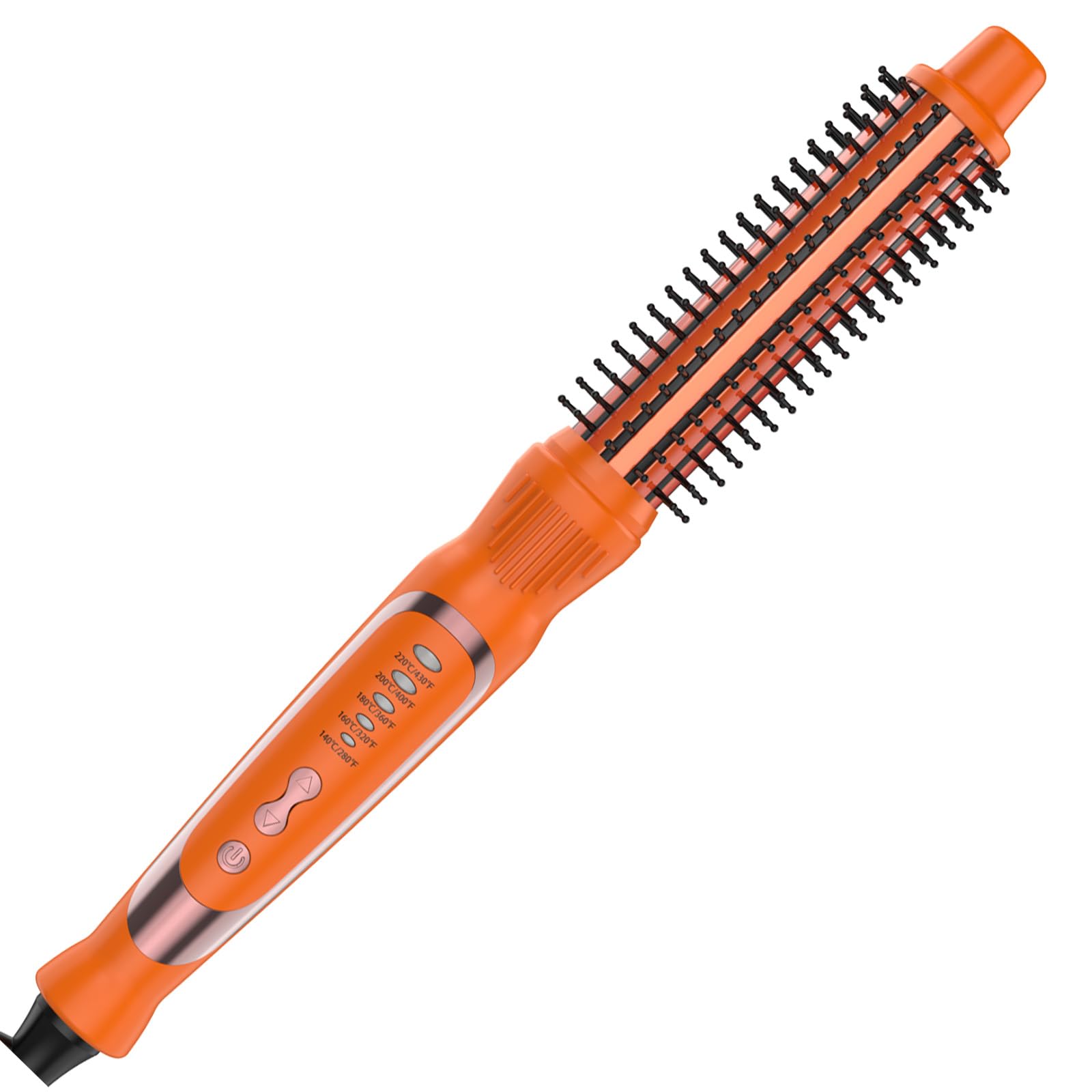 View 1 of 1 Inch Curling Iron Brush, Ceramic Thermal Brush for Short Hair
