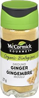 McCormick Gourmet (MCCO3), New Bottle, Premium Quality Natural Herbs & Spices, Organic Ground Chinese Ginger, 27g