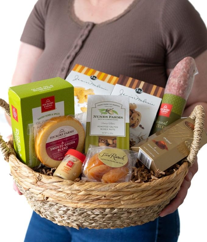 From You Flowers - Sweet & Savory Snackin' Gift Basket for Mother's Day, Birthday, Anniversary, Get Well or Celebration