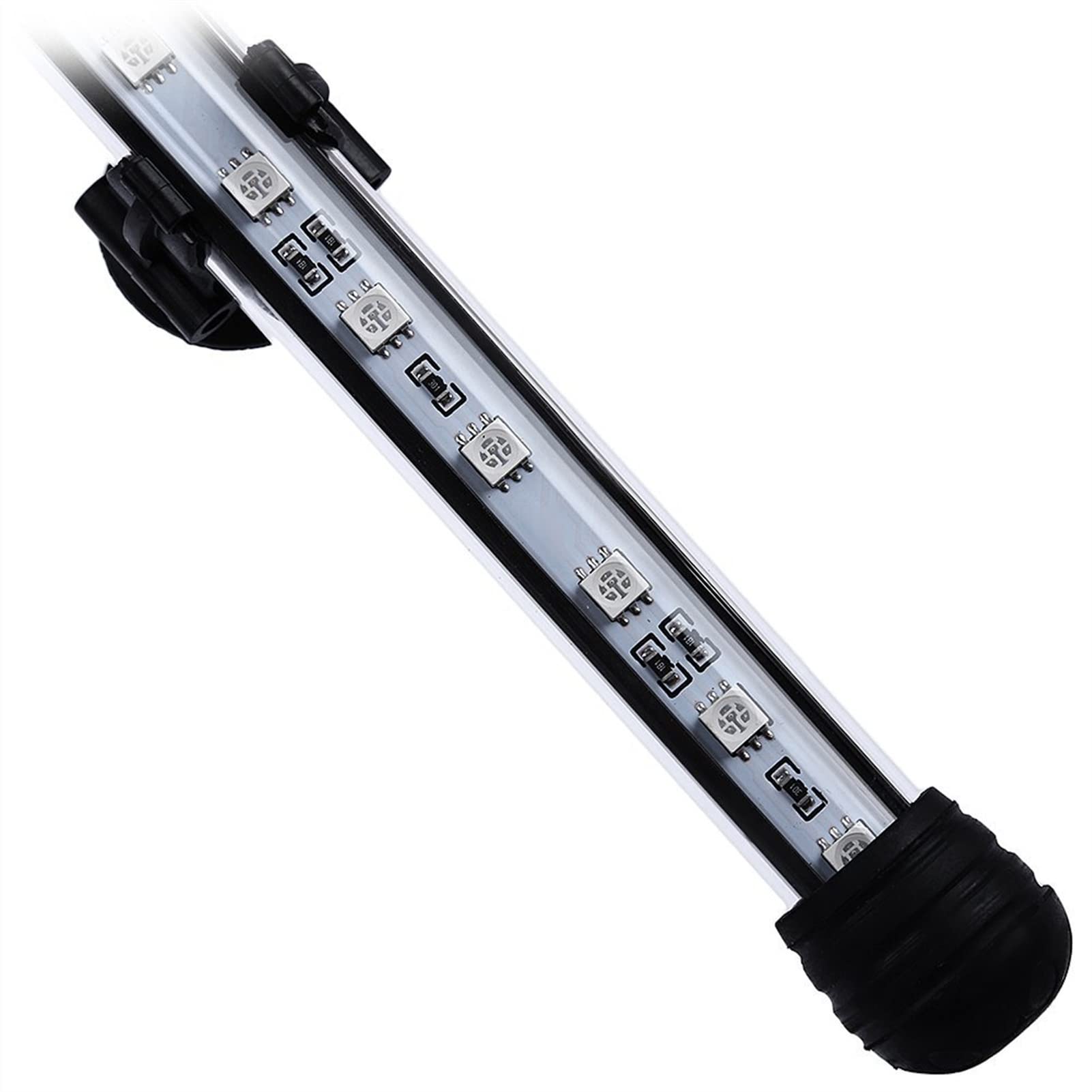 Luz para Piscina 1 8 cm 28 cm 38cm 48cm RGB Remoto DIRIGIÓ Tanque de pescado ligero acuario IP68 Impermeable 5050 SMD LED Luz de barra lámpara acuática sumergible Luces Sumergibles ( Color : 18CM US P