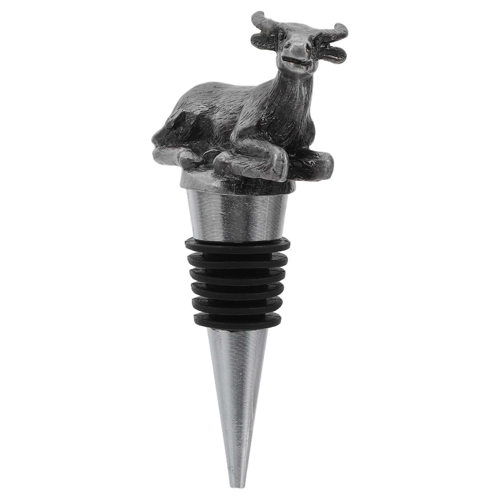 Tapón de vino reutilizable de búfalo para preservar frescura en fiestas