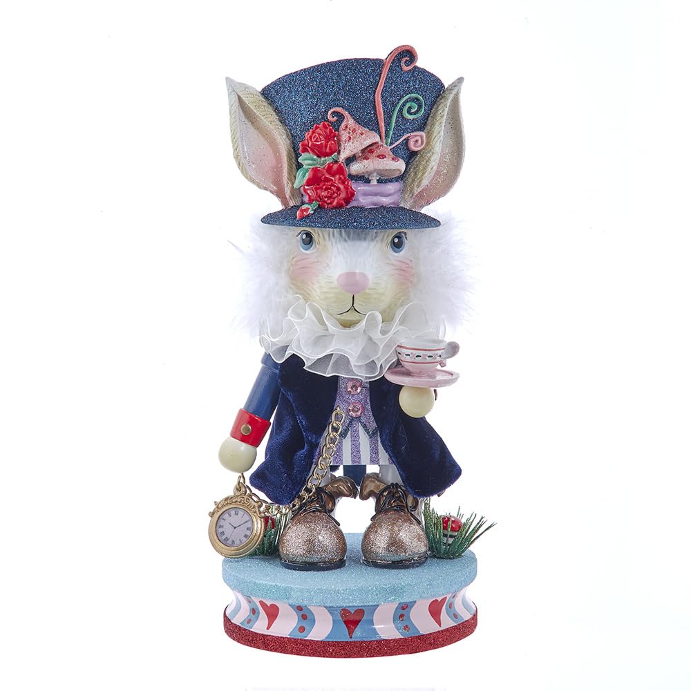 Kurt Adler 12" Hollywood Nutcrackers™ White Rabbit Nutcracker