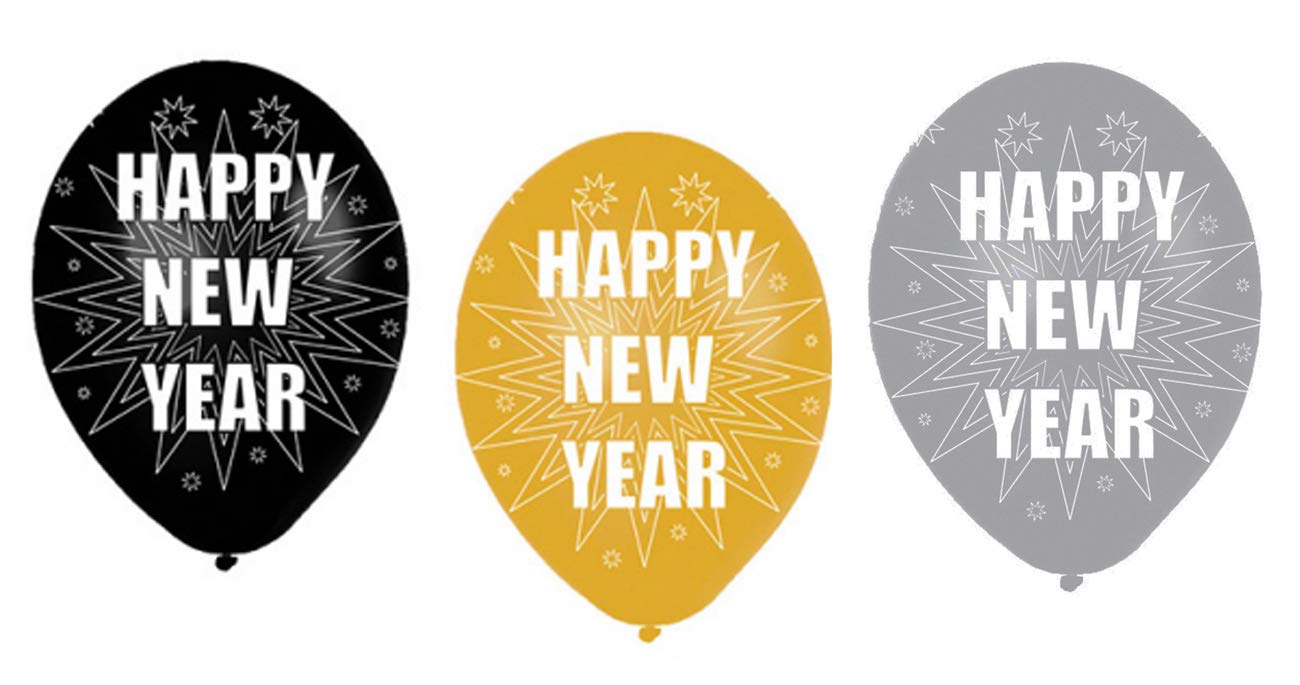 Ballon jour de l an 27.5cm pour illuminer votre reveillon en famille