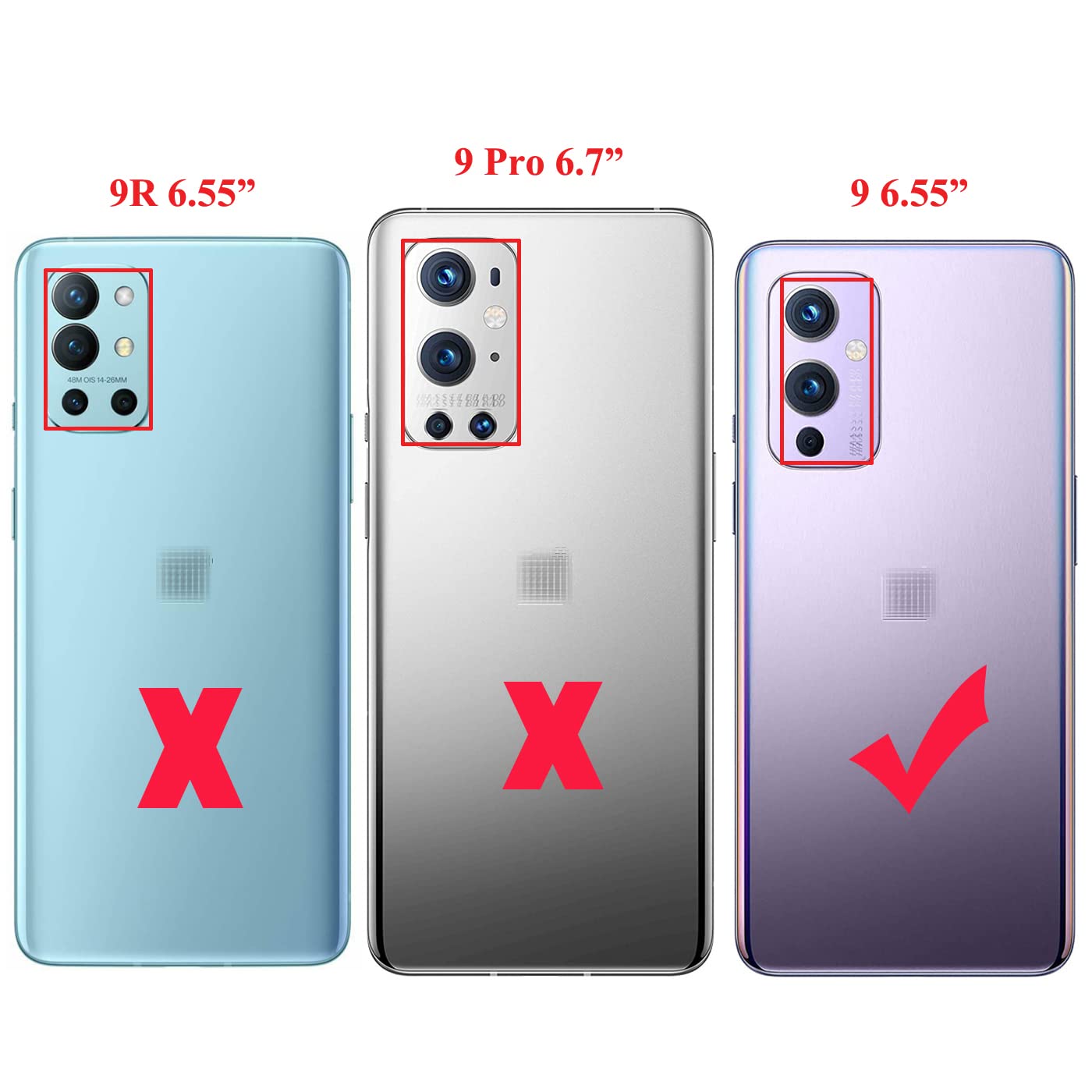 Ubrokeifixit for OnePlus 9 Housing Rear Panel Back Glass Door Cover Replacement for OnePlus 9 6.55