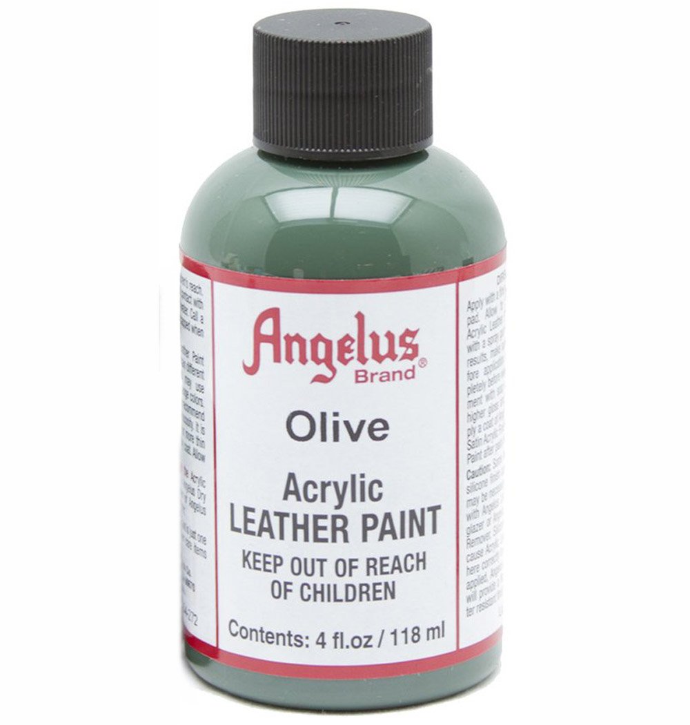 Angelus Angelus Leather Paint 4 Oz Olive