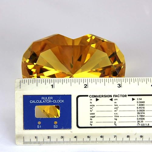 Miniatura 10 de Crystal Diamonds Heart (verde) PAPERWEIGHT, Gratis Personalizado Grabado Personalizado,