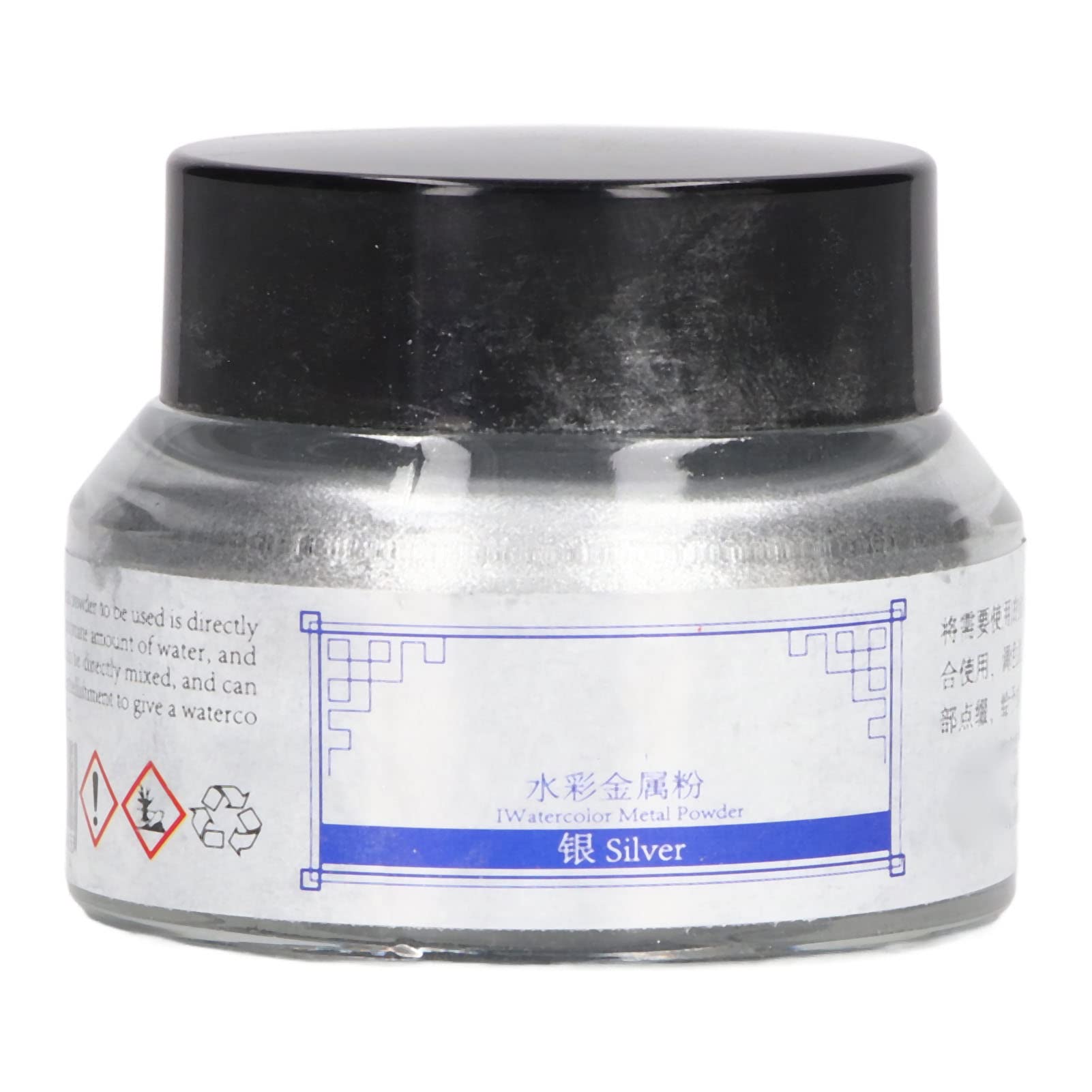 Poudre De Mica Argenté Métallique - Pigment Scintillant Pour Arts Créatifs, DIY, Maquillage - Finition Imperméable - 4