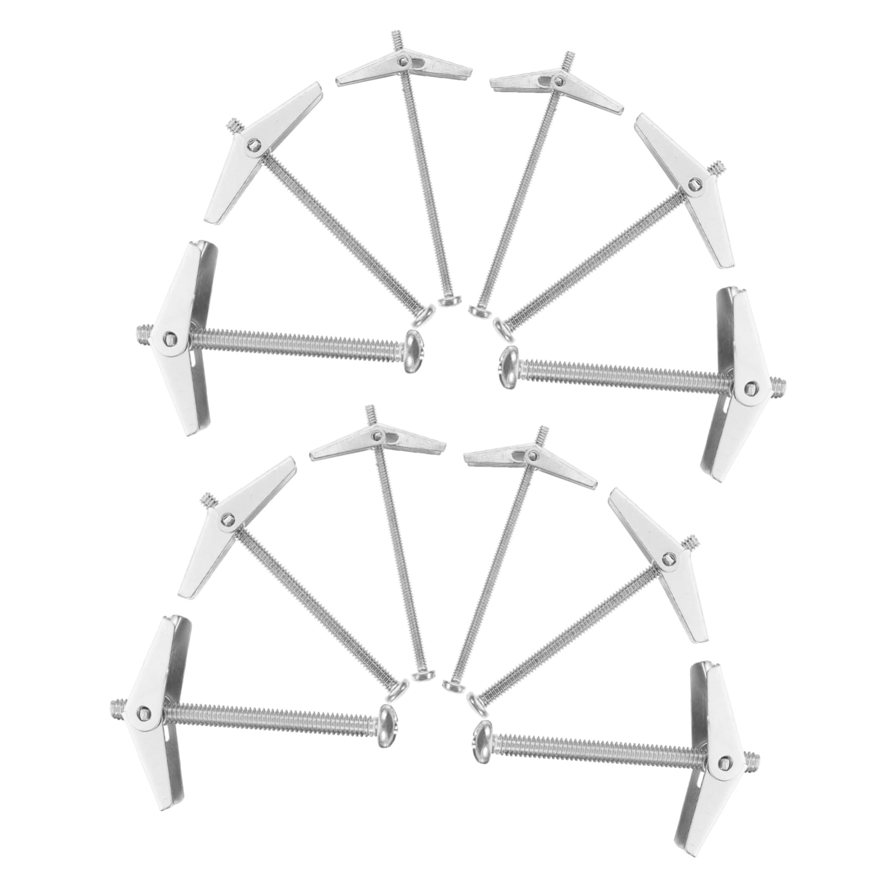 ULTECHNOVO 72stücke Teiliges Hohlraum-metallanker Mit Schrauben Für Tür Und Wandbefestigungen Für Gipskarton Und Dünne Wände Einfache Installation Sichere Fixierung Einsetzbar