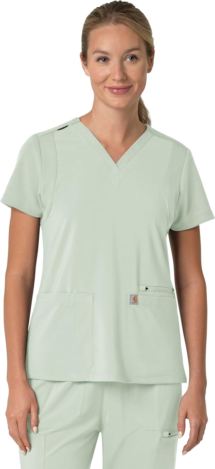 Carhartt Scrubs C13210 Women's Force Cross-Flex Modern Fit Flex Panel