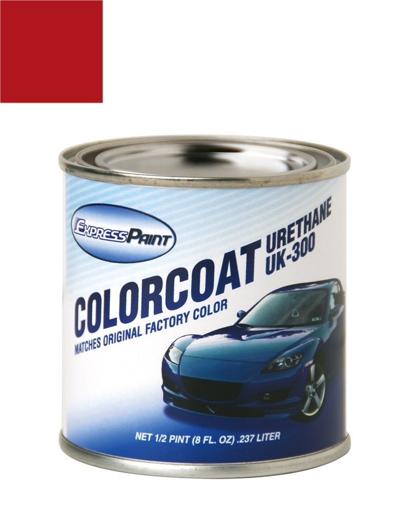 Half-Pint for Acura Integra Automotive Touch-up Paint - Cardinal Red Metallic Clearcoat R-66M - Color-Only Package