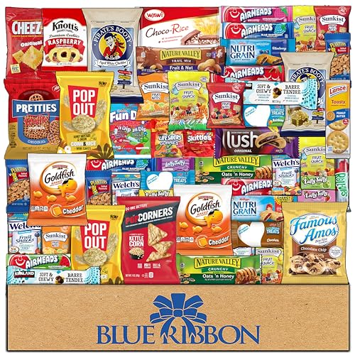 BLUE RIBBON Snack Box Care Package Variety Pack...