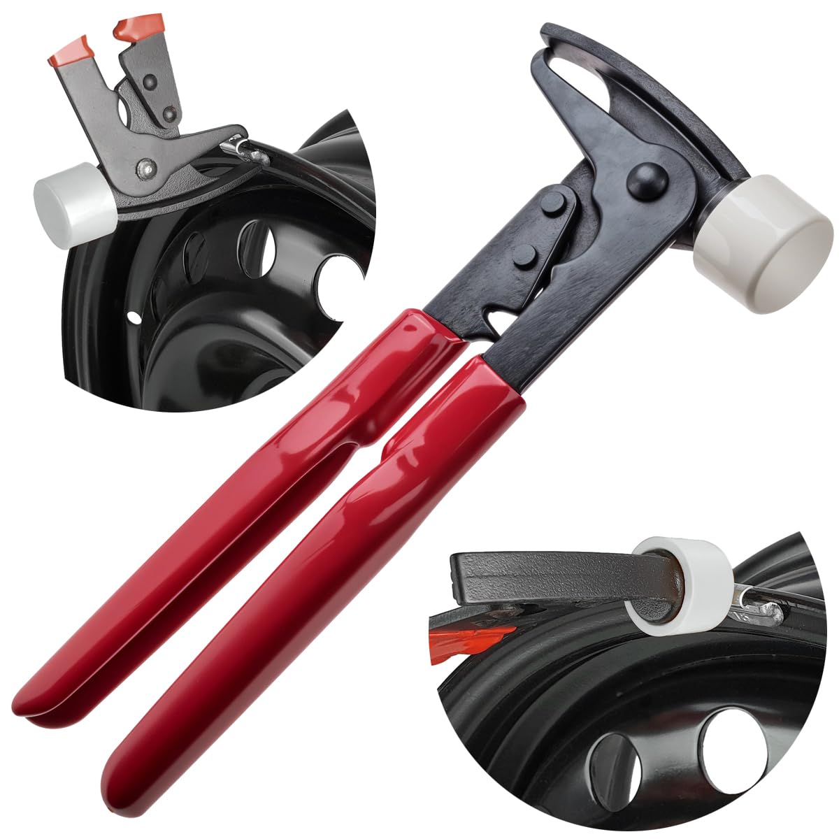 Stix Reifenmontage Set 9-TLG mit 5 kg Montagepaste und Zubehör | Montagepaste 5 kg, Auswuchtzange, Ventilwerkzeuge, Folienradierer, Andrückrolle