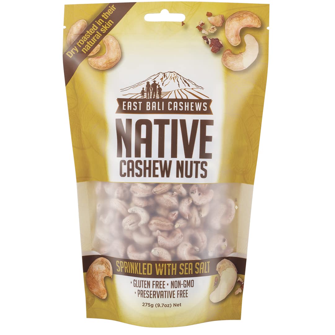 Buy East Bali Cashews Cri SkinOn Cashew Nuts Dry Roasted Cashews