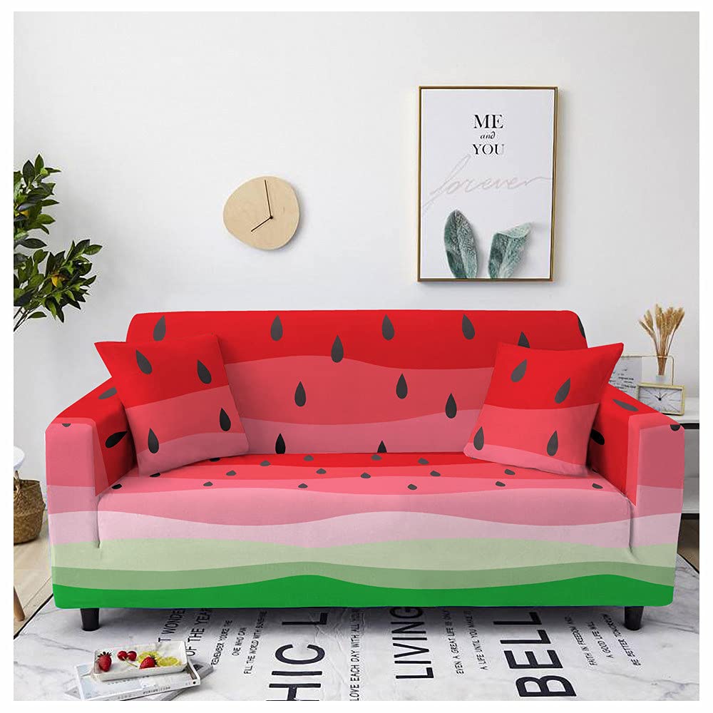 Housse de canapé imprimé pastèque pour rafraîchir la décoration de votre salon