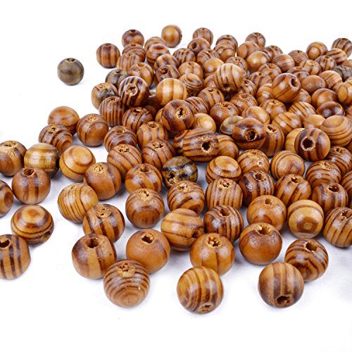 Bronagrand 200Pcs 12Mm Wood Round Bead Natural Wood Spacer Beads Wooden Beads For Jewelry Making Diy #TOP1