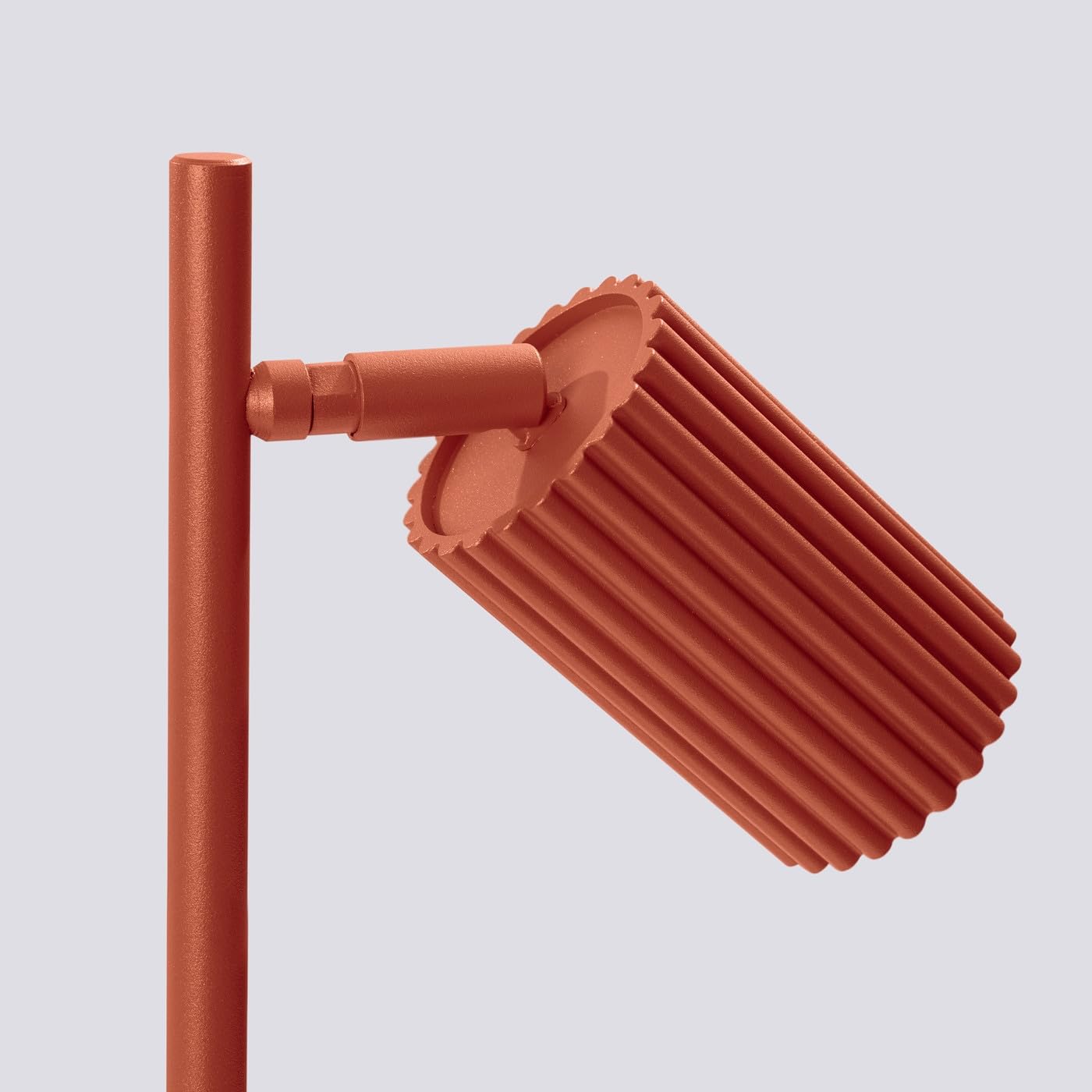 SOLLUX lighting Lampe de Bureau LED - Lampe de Table - en Aluminium - 14,5 x 19,5 x 43 cm - Karbon Ocre Rouge