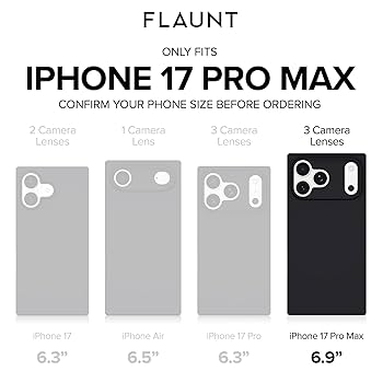 iPhone17ProMax FLAUNT（R）スクエアケース FLAUNT Square Case with MagSafe for Apple iPhone 17 Pro Max